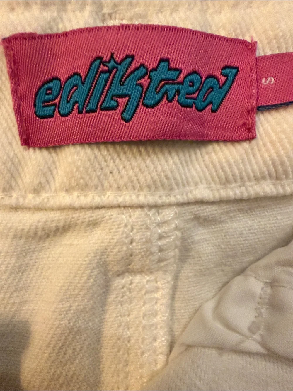 Edikted white denim